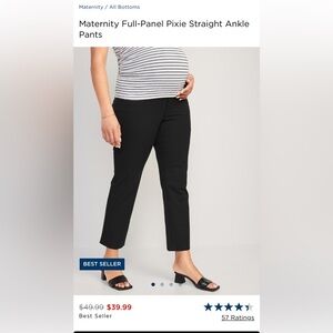 Old Navy Black Maternity Slacks